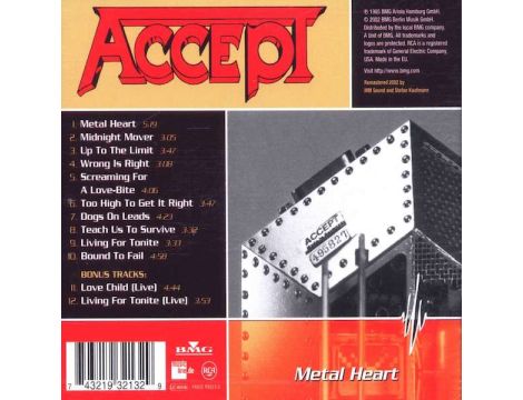 Accept - Metal Heart - 2